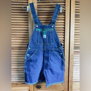 Liberty Cutoff Overall Shorts. Size S